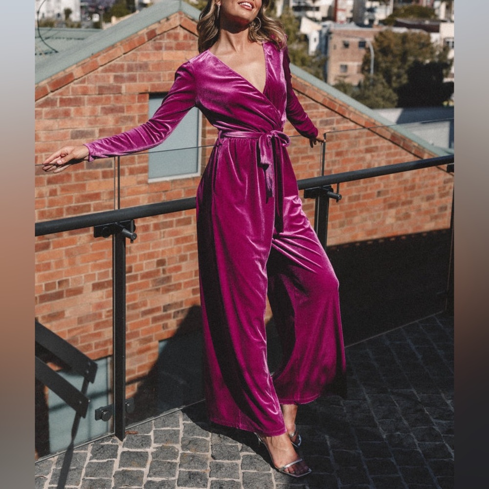 Gorgeous Velour Jumpsuit